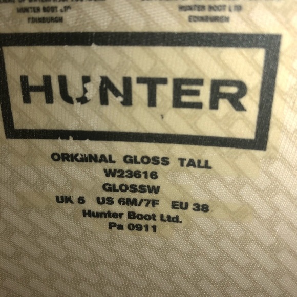Hunter Rain Boot Tall - Picture 8 of 8